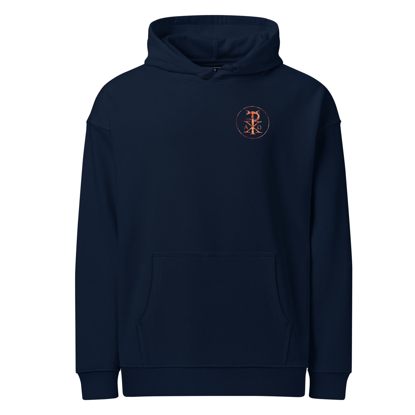 TradCat Rose Window organic relaxed hoodie