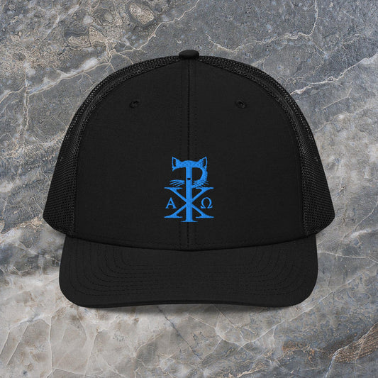 TradCat Embroidered Chi Rho Trucker Cap | Richardson 112