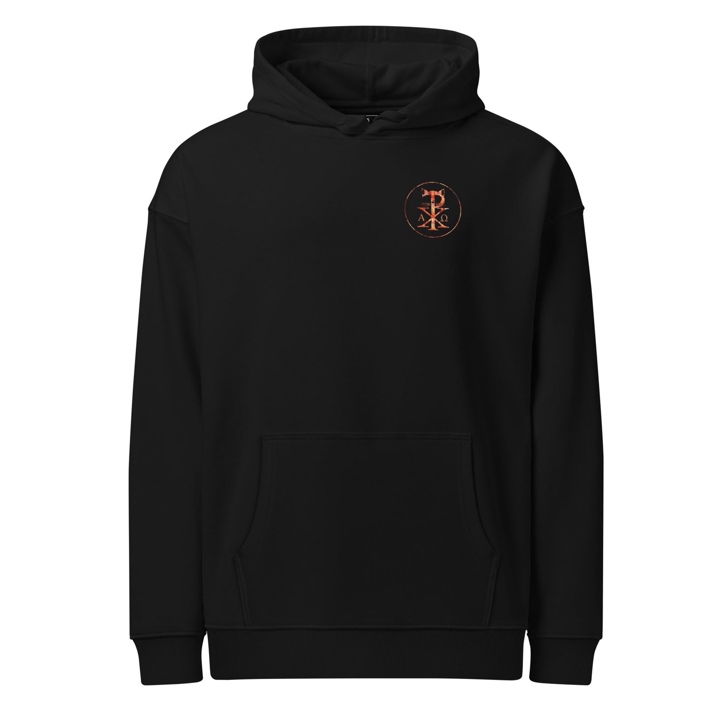 TradCat Rose Window organic relaxed hoodie
